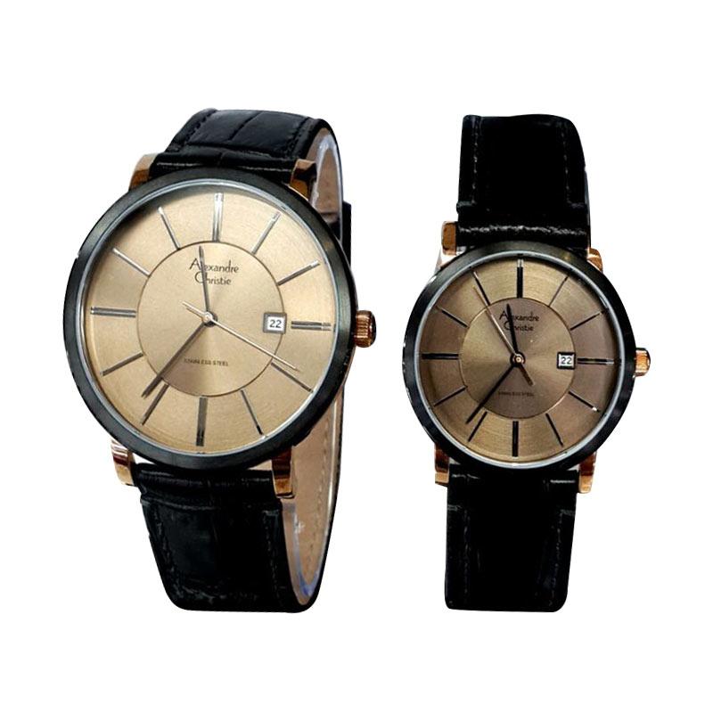 Jual Alexandre Christie AC 8344 Leather Strap Jam Tangan 
