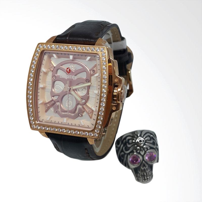 Jual Expedition 140605 Analog Permata Tali Kulit Jam 