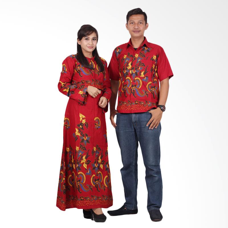 Jual Batik Putri Ayu Solo Gamis Modern srg201 Baju Batik 