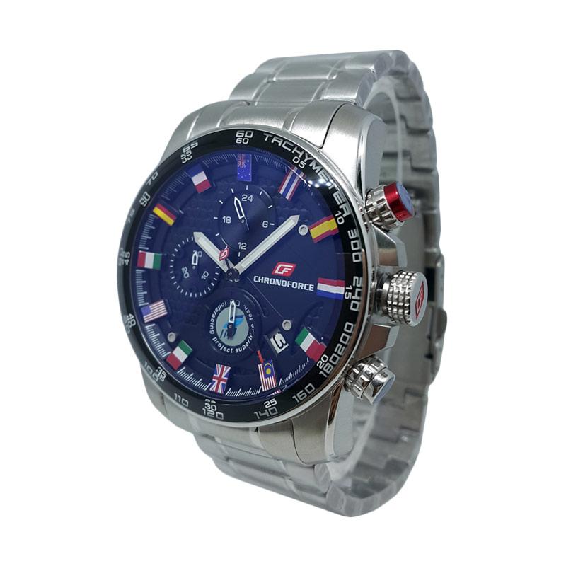 Jual Chronoforce Bendera Chronograph Jam Tangan Pria