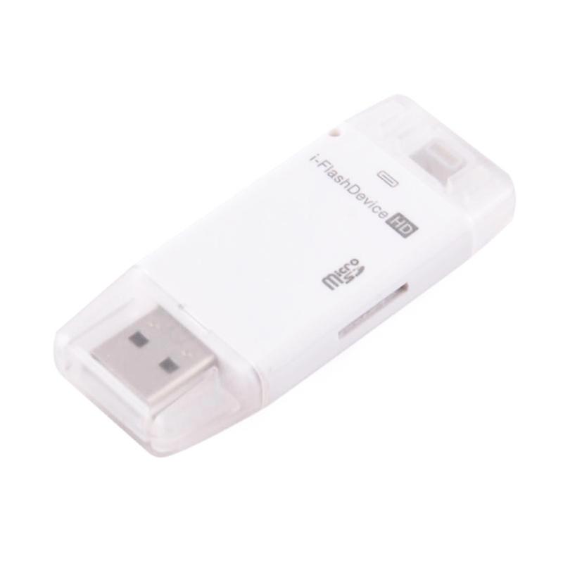 Jual iFlashDrive External Storage OTG Card Reader for Apple iPhone or