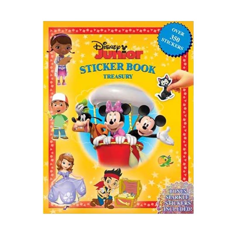 Jual Sticker Book Treasury Disney Junior with Over 350 Reusable Sticker