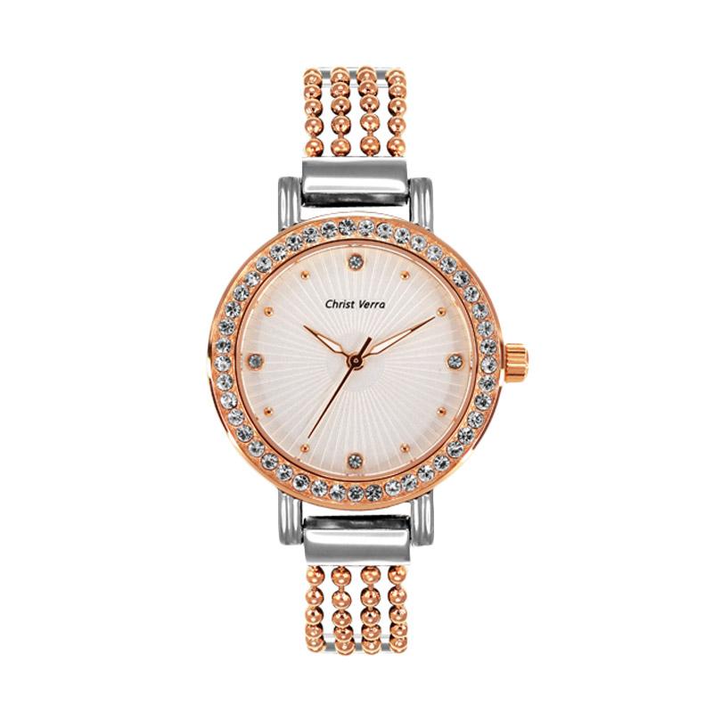 Jual Christ Verra Women's Watch CV 71019L-14 SLV Jam