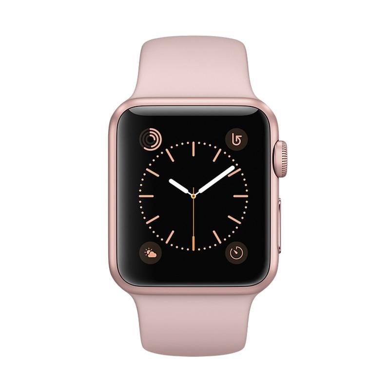 Jual Apple Watch Series 1 Aluminium with Pink Sand Sport Band