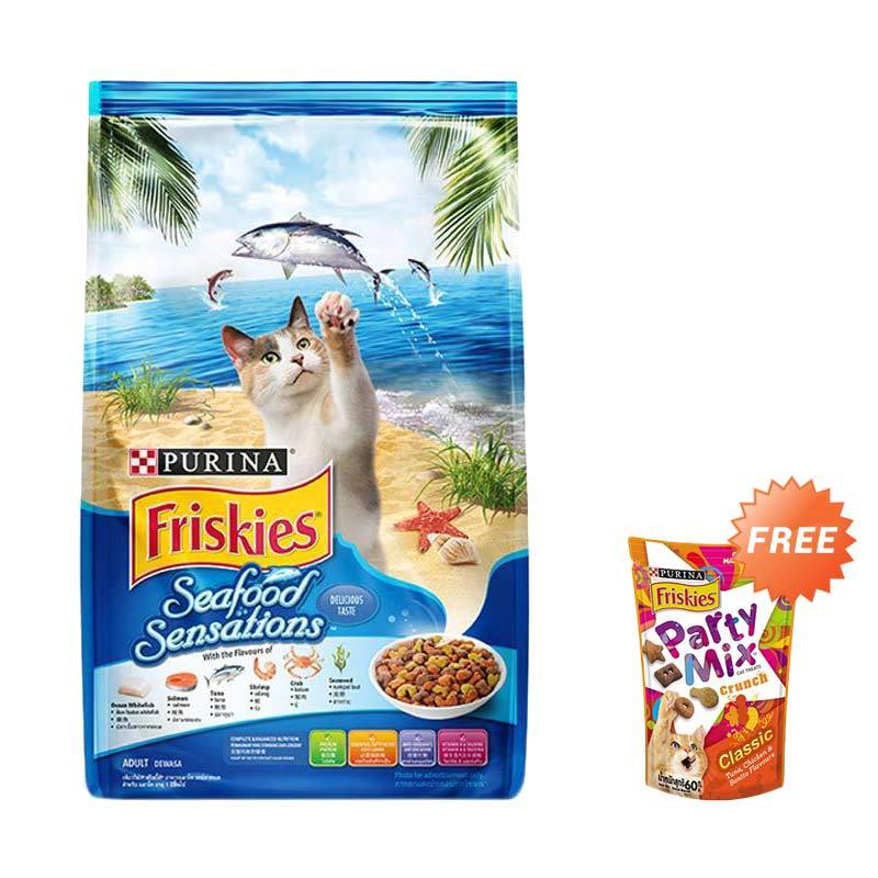 jual friskies seafood sensations 12286255 makanan kucing 3 kg free friskies mix 4 pcs jual friskies seafood sensations 12286255 makanan kucing 3 kg free friskies mix 4 pcs