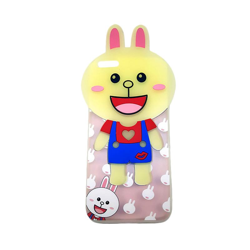 Jual Silicon 3D Silicon Kartun Karakter Line Softcase