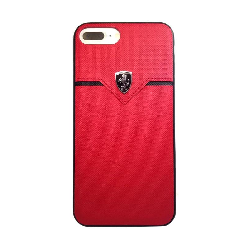 jual scuderia track victory pu leather casing for apple iphone 7 plus merah jual scuderia track victory pu leather casing for apple iphone 7 plus merah