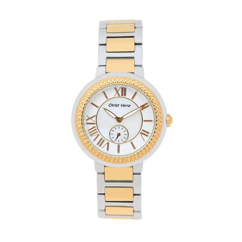 Harga Christ Verra Fashion Women's Watch CV 67184L-13 WHT 