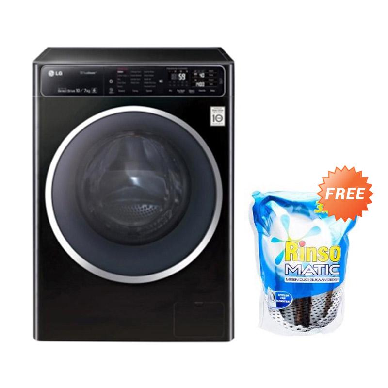 jual lg f1400ht1b titan mesin cuci front loading 10 kg rinso matic liquid front load jual lg f1400ht1b titan mesin cuci front loading 10 kg rinso matic liquid front load