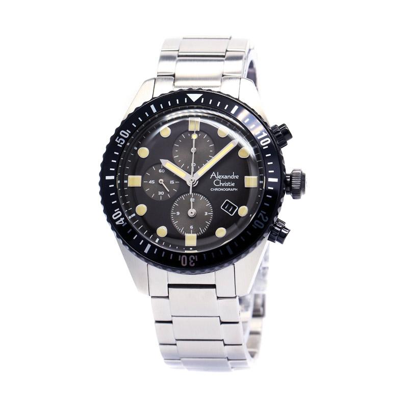 jual alexandre christie 6442 stainless steel jam tangan pria silver hitam jual alexandre christie 6442 stainless steel jam tangan pria silver hitam