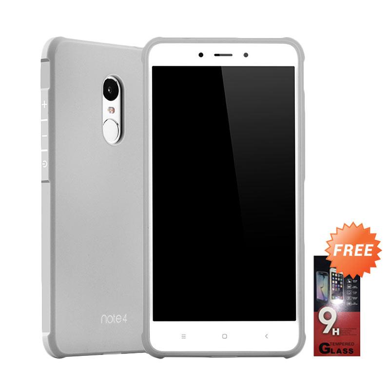 jual cocose matte anti shock softcase casing for xiaomi redmi note 4 light grey free jual cocose matte anti shock softcase casing for xiaomi redmi note 4 light grey free