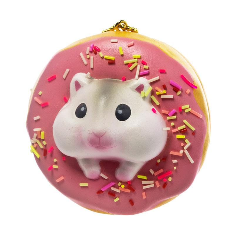 Jual Kadounik Donut Pearl White Hamster Squishy seri Sweet