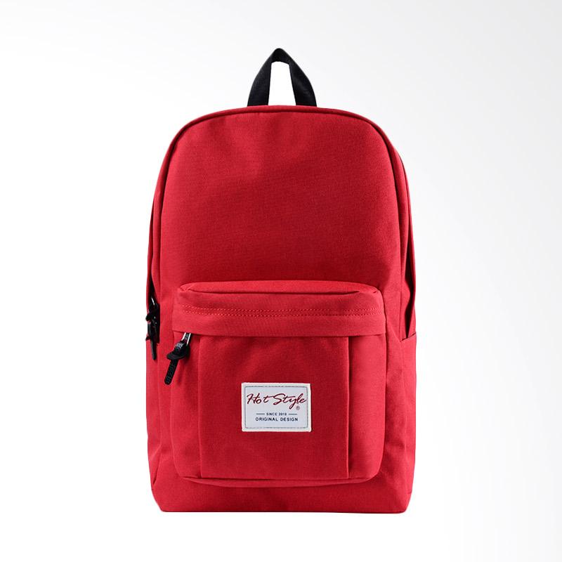 Jual Backpack Hotstyle Amarante Tas Ransel - Merah Online