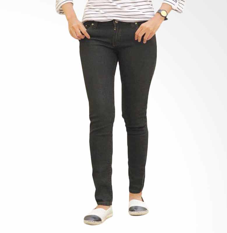 2ndRED 117706 Slim Fit Celana Jeans Wanita - Light Black Brown