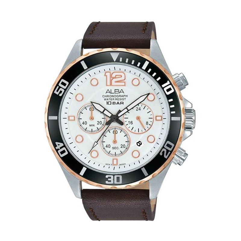 jual alba at3912x1 jam tangan pria brown harga jual alba at3912x1 jam tangan pria brown harga