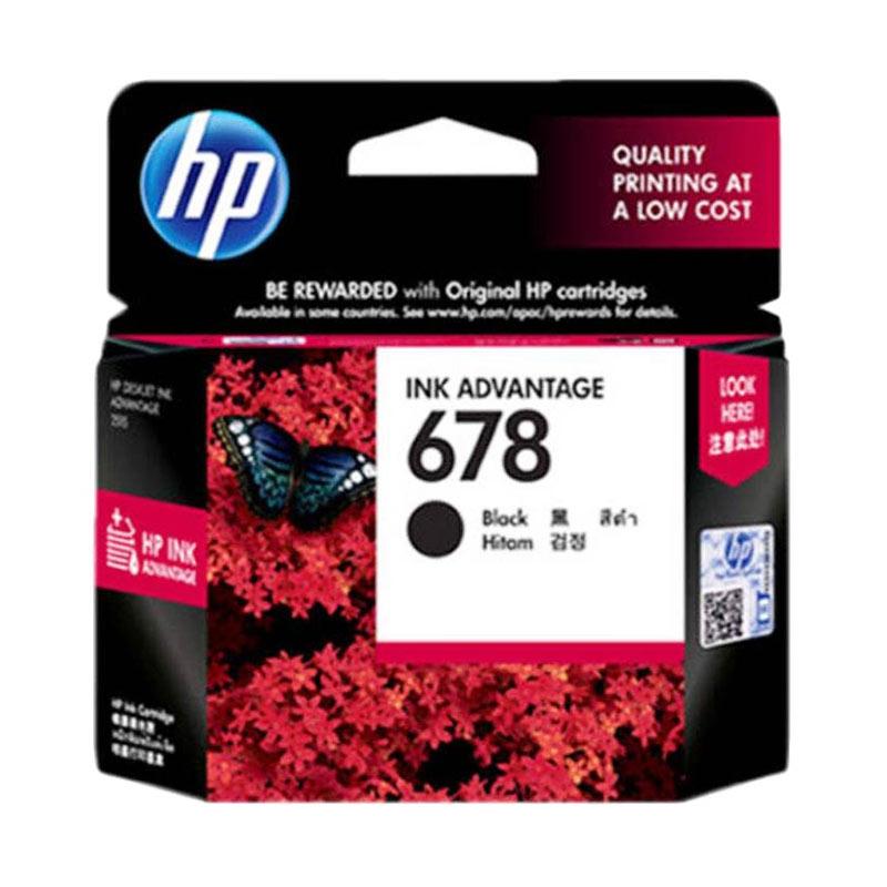 Jual Tinta Printer HP Original 678 Black (CZ107AA) Online April 2021