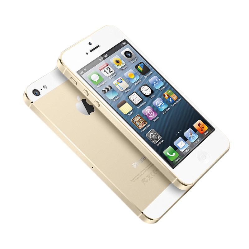 Jual Apple iPhone 5S 16GB Smartphone - Gold [Refurbish