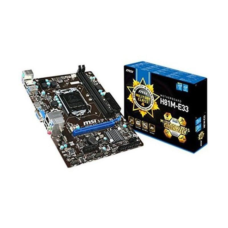 Jual Msi H81me33 Motherboard Di Seller Dbklik Surabaya Official Store