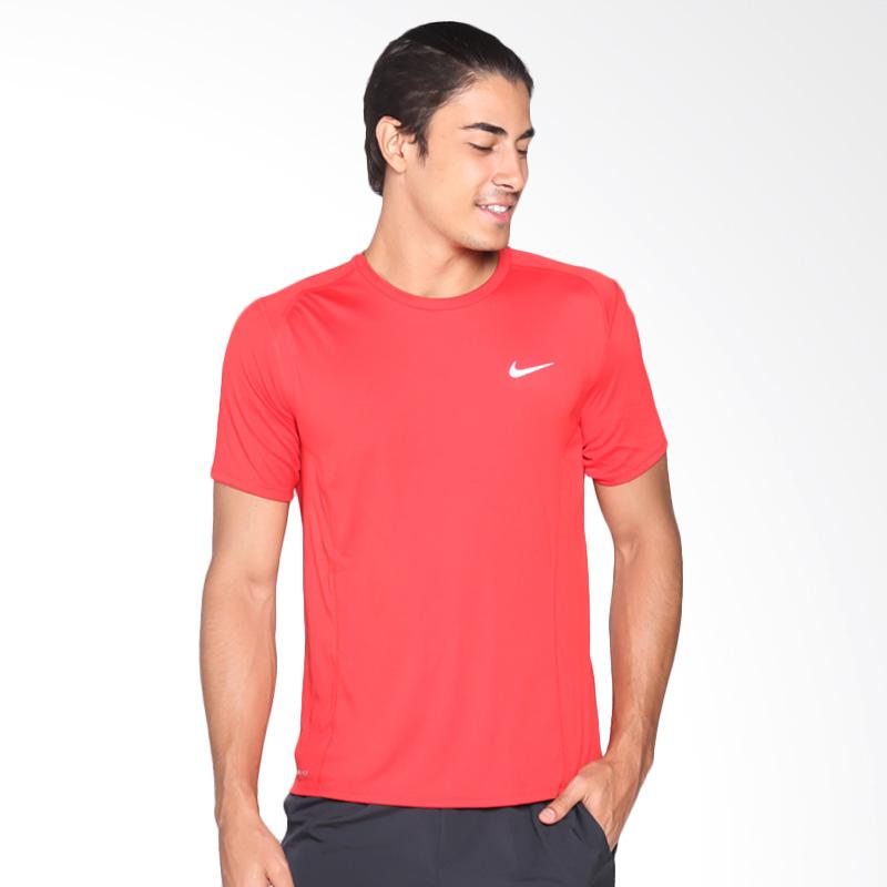 Jual Nike  As Df Miler Ss Kaos  Olahraga  Pria Merah 683528 