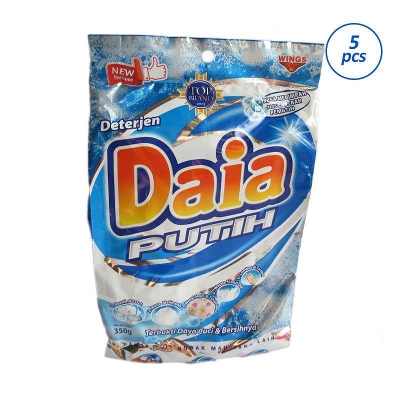 Jual Daia  Putih Deterjen  5 x 350 g Online Desember 2022 