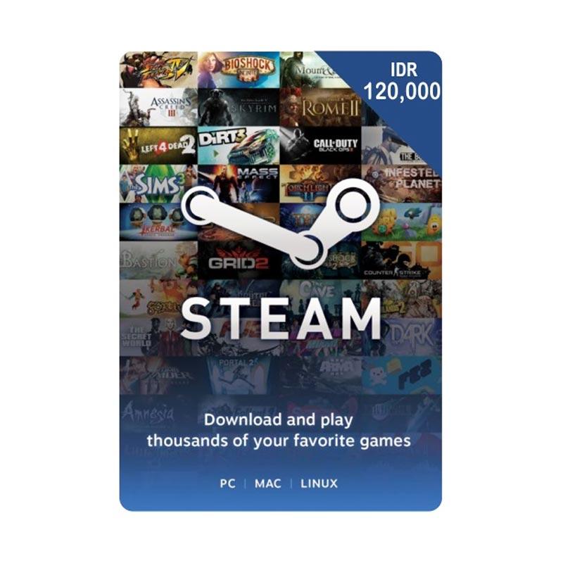 Promo Steam Wallet Code Voucher [IDR 120.000] Diskon 56% di Seller Hiten Gaming - Kota Cilegon
