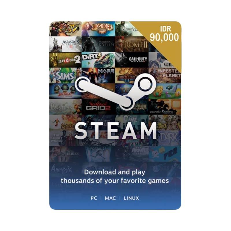 Jual FS - Steam Wallet Code Voucher [IDR 90.000] di Seller Juragan Cash - Kota Jakarta Barat