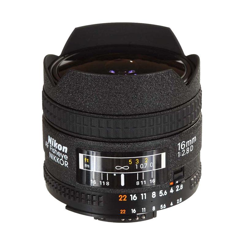 Jual Nikon AF 16mm f-2.8D Fisheye Lensa Kamera Online 