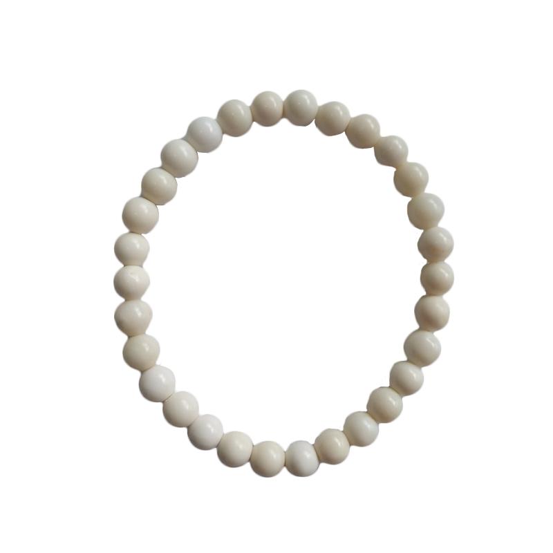 jual a kha gelang giok kesehatan putih 6mm uk m jual a kha gelang giok kesehatan putih 6mm uk m