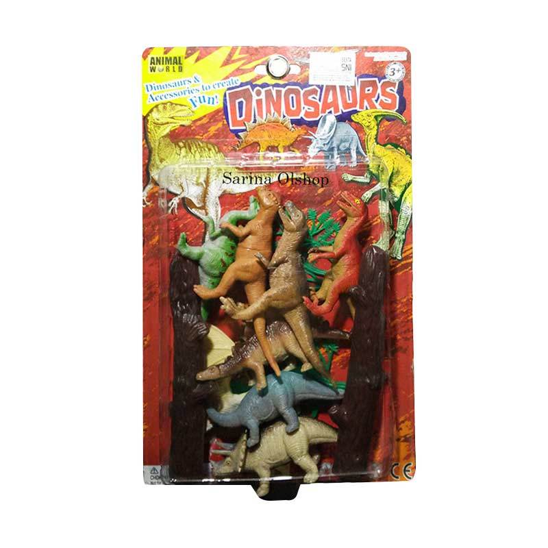 jual animal world dinosaurs set mainan anak 8 pcs jual animal world dinosaurs set mainan anak 8 pcs