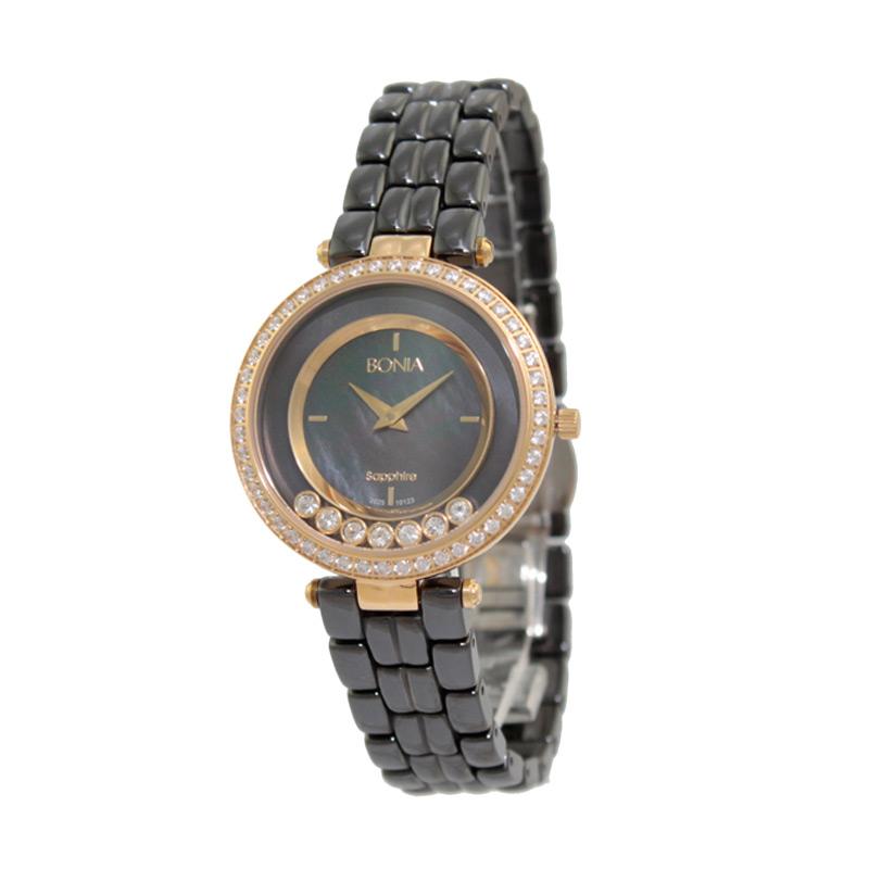 Jual Bonia B10123-2237S Jam Tangan Wanita - Black Gold