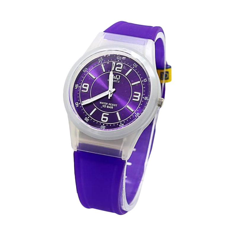 Harga Q&Q Watch QQ190 - Jam Tangan Wanita - Ungu - Rubber