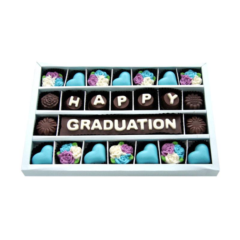 Jual Trulychoco Hadiah Wisuda Coklat - Biru Online - Harga 