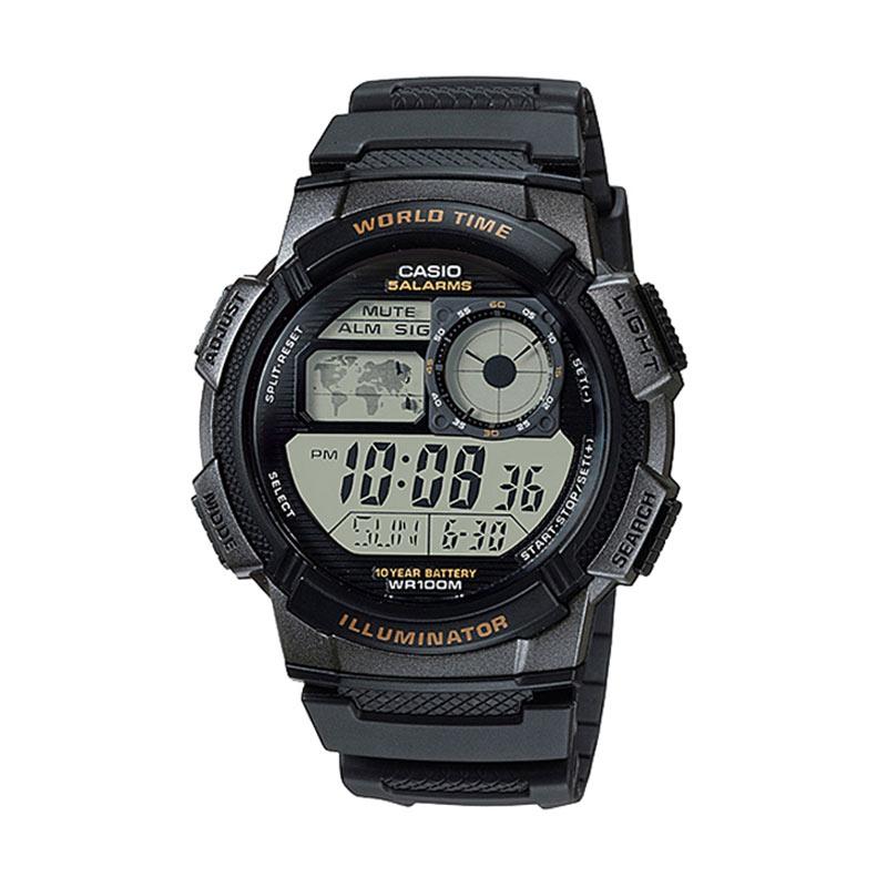 Harga Casio Digital Watch Jam Tangan Pria Hijau Resin AE1000W