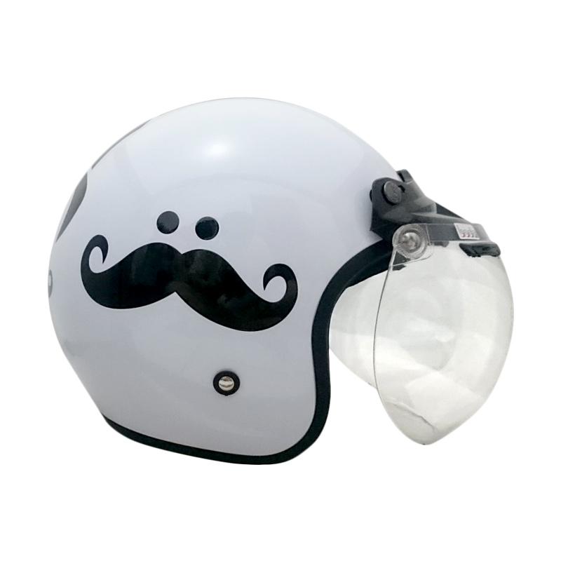 Jual Cam Musketer Helm Bogo - White Online - Harga