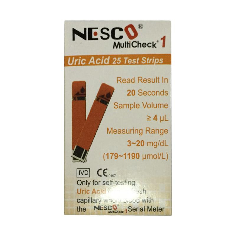 Promo Nesco Strip Uric Acid Peralatan Medis [25 pcs] Diskon 47% di