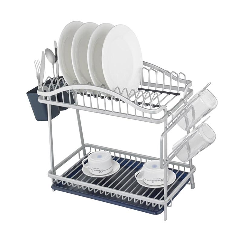 Jual PONGS 2L Basila Dish Rack Rak  Piring  Alpha Blue 