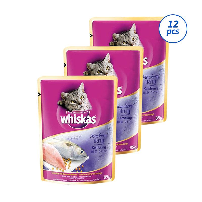 jual whiskas mackarel 85 g 12pcs harga kualitas terjamin blibli jual whiskas mackarel 85 g 12pcs harga kualitas terjamin blibli