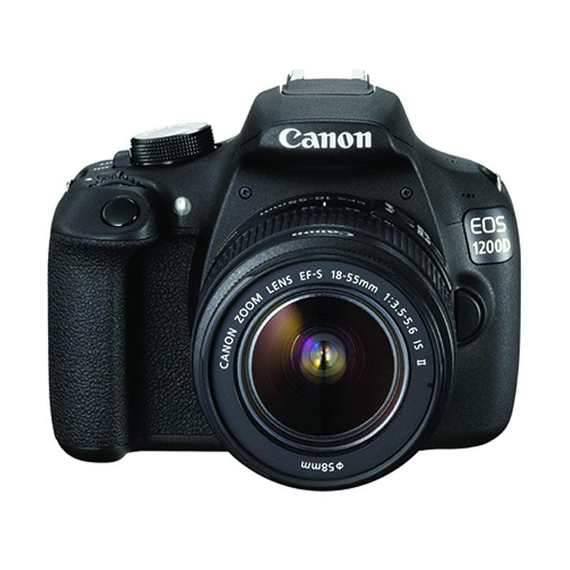 Jual Canon EOS 1200D Kit EF-S18-55mm IS II Kamera DSLR - Hitam di