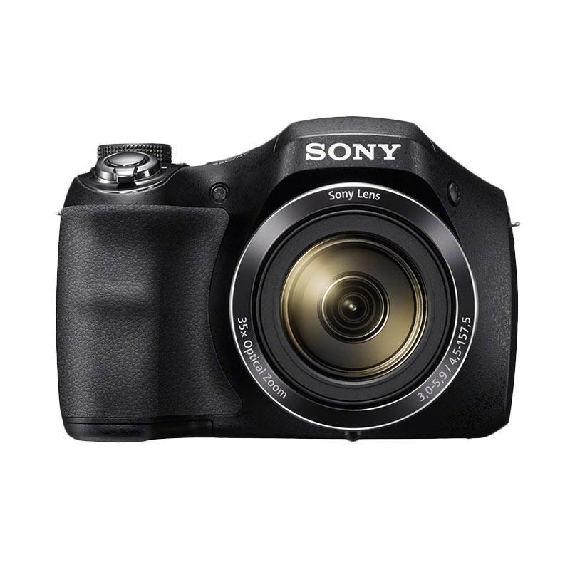 Jual SONY Compact Camera H300 Black + SANDISK SD ULTRA 16GB CLASS 10 di Seller CONCEPT STORE