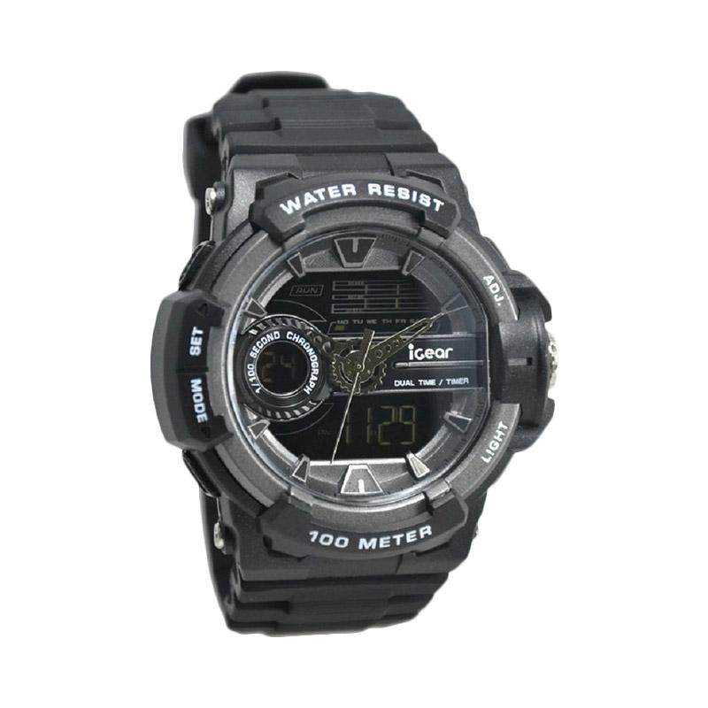 Harga iGear i51-1938 Jam Tangan Pria - Hitam - PriceNia.com