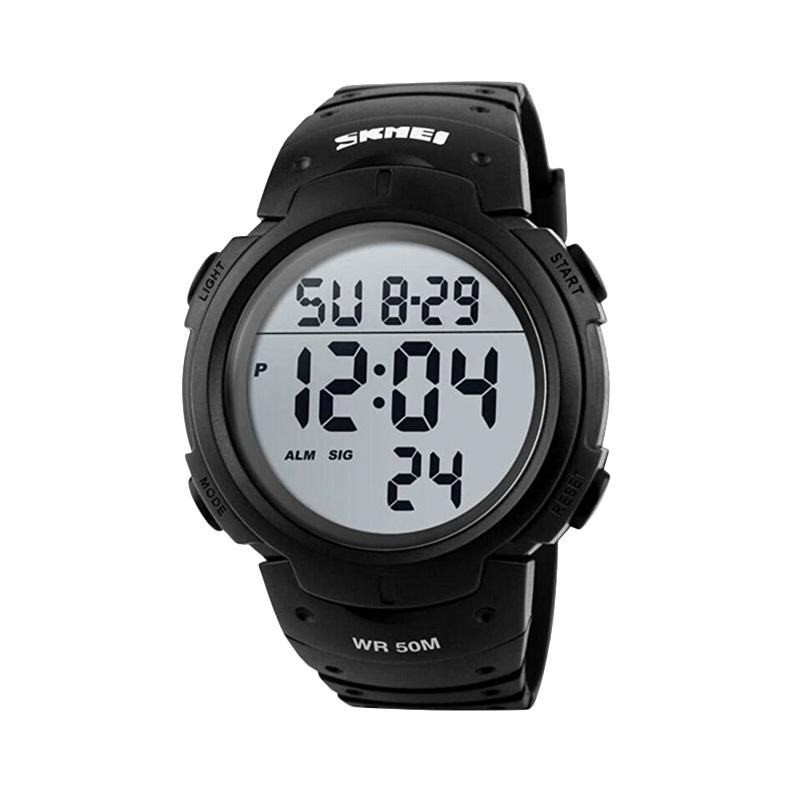 Jual Skmei Jam Tangan Pria 1068 - Hitam Online Juni 2020