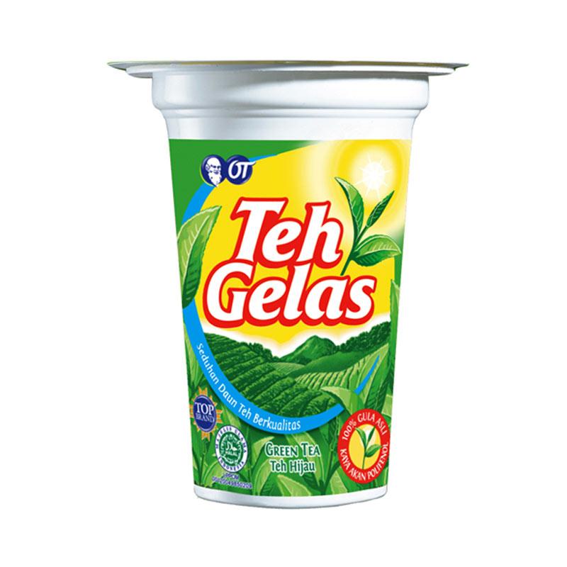 Jual Teh  Gelas  Green Tea Cup 180 Ml 24 Cup Murah Januari
