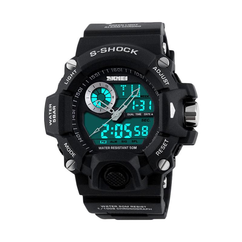 Jual Skmei 1053-A Jam Tangan Pria - Hitam Online - Harga