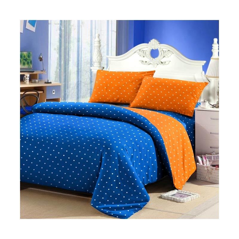 jual jaxine katun motif polkadot set sprei blue orange harga kualitas terjamin jual jaxine katun motif polkadot set sprei blue orange harga kualitas terjamin