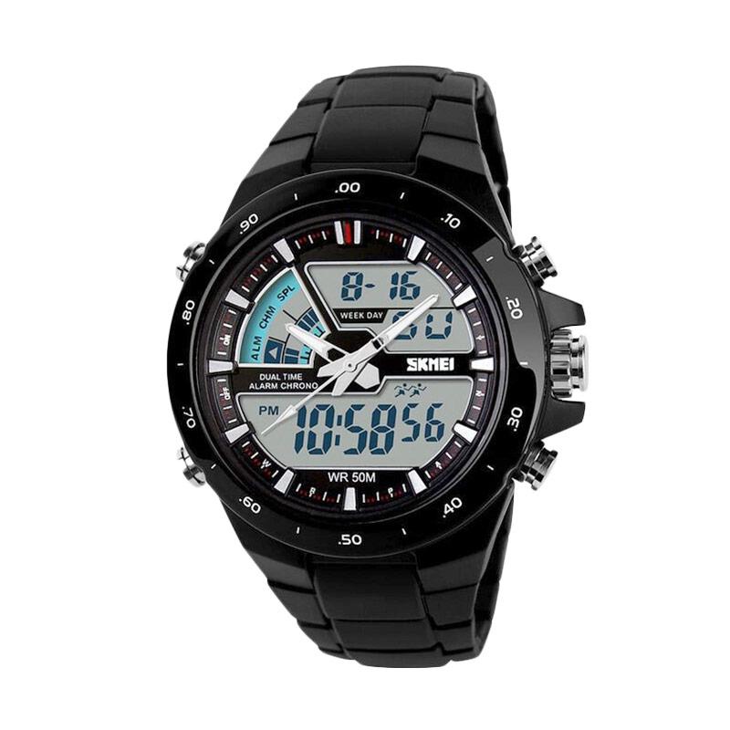 Jual Skmei 1016b Jam Tangan Pria Hitam Murah Mei 2021