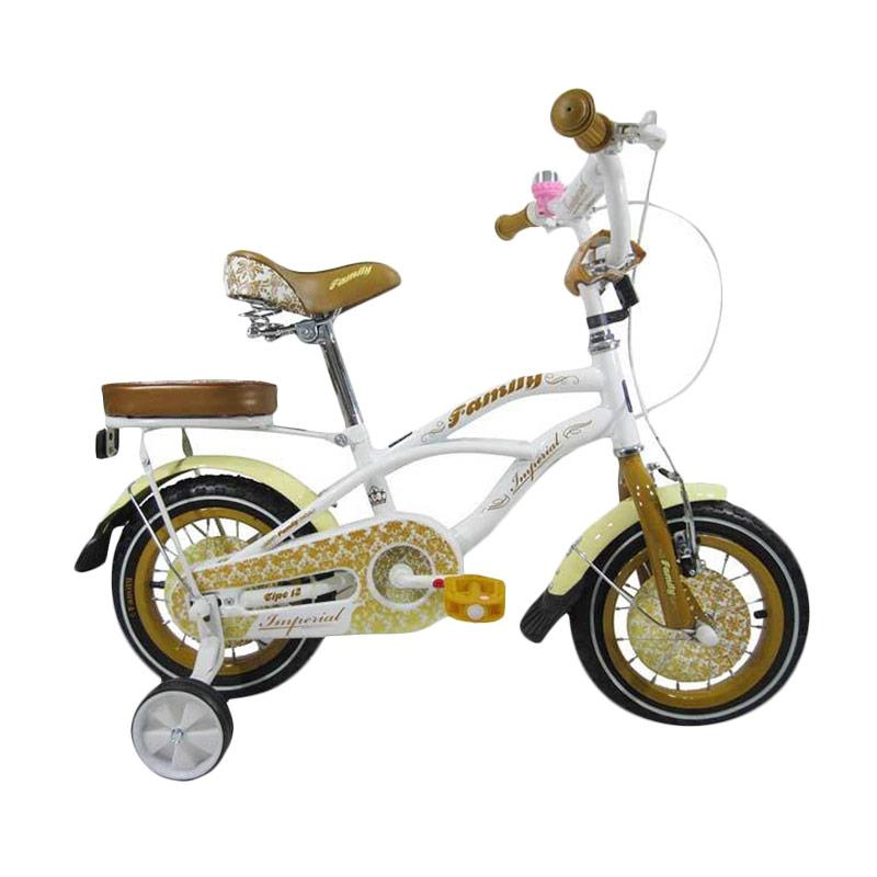 Jual Family Imperial Sepeda Anak - Putih [12 Inch] Online - Harga