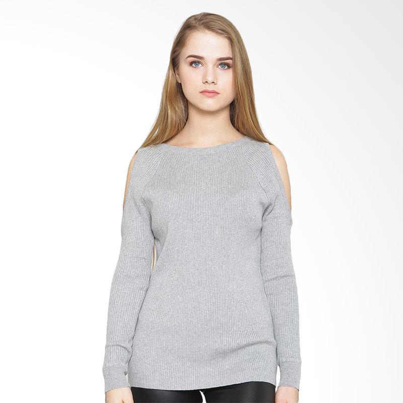 jual veyl kym top blouse grey harga kualitas jual veyl kym top blouse grey harga kualitas