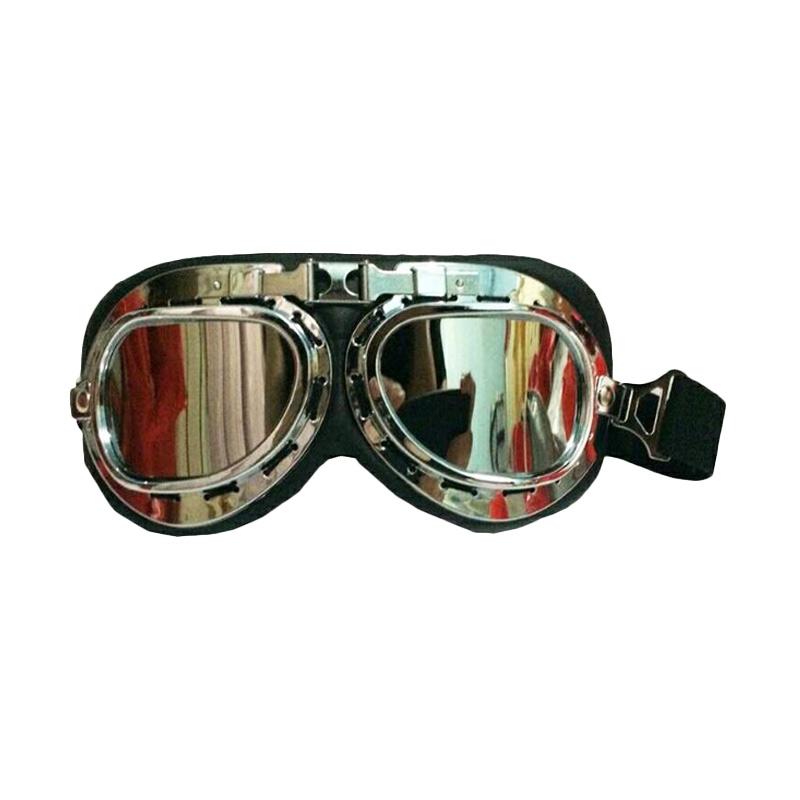 jual snail goggle classic silver visor kacamata motor chrome harga kualitas jual snail goggle classic silver visor kacamata motor chrome harga kualitas