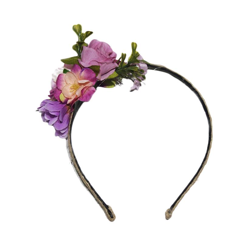 jual enandem floral bando purple harga jual enandem floral bando purple harga