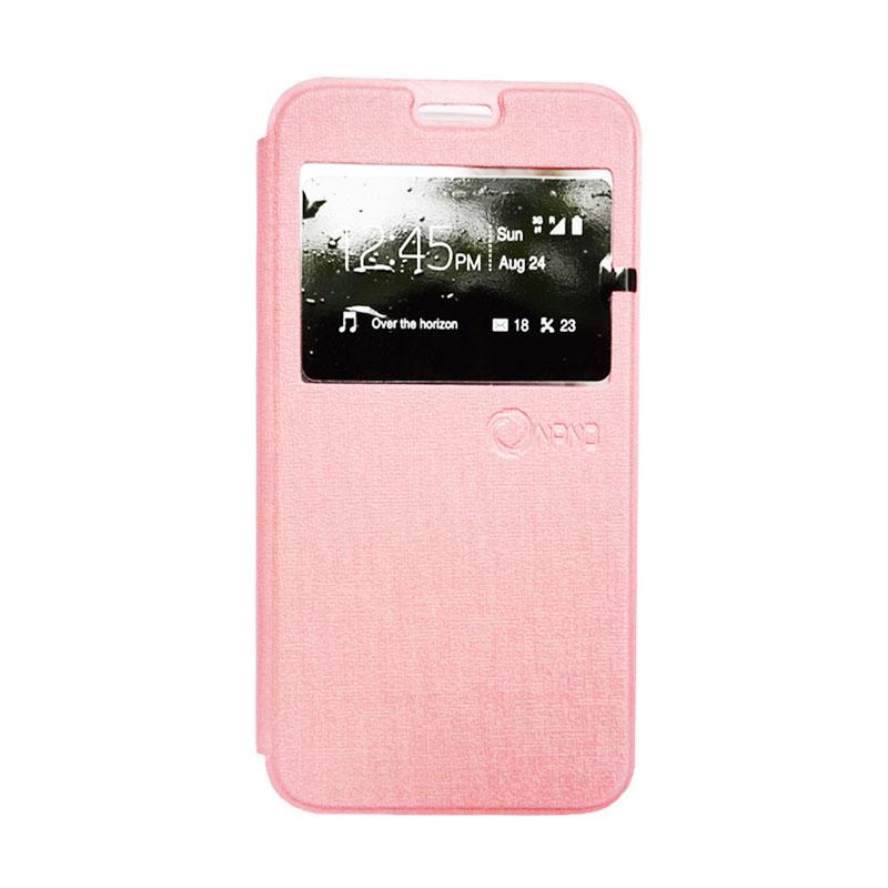 jual nano flip cover casing for vivo y35 pink jual nano flip cover casing for vivo y35 pink
